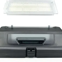 for Viomi Water Tank Dust Box Filter,Two in one Water Tank Dustbin Collection Box Filter for VIOMI V2 V2 PRO V3 Robot Vacuum Cleaner Part (Black)-picture-30