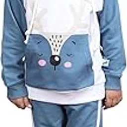 polka tots Cotton Sweatshirt & Jogger Set for Boys | Full Sleeve Top & Bottom | Soft & Comfortable Winter Outfit-picture-45