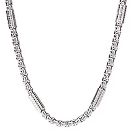 salty alpha Gentleman's Choice Neck Chain for Men & Boys | Long Necklace | Pendant | Locket | Fancy & Stylish | Birthday Gift | Aesthetic Jewellery | Accessories for Everyday Wear-picture-28