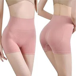 High Waist Tummy Control Shapewear Shorts, Black, Seamless Body Shaper, Compression Underwear for Women-picture-30