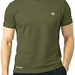 kwings Mens Crew Neck Printed Logo Tshirt | Half Sleeves | Micro PP Tshirt (GSM- 160-170)-picture-24