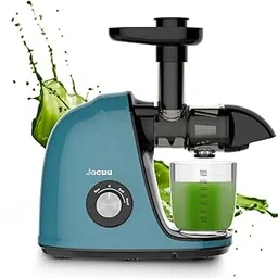 Jocuu Juicer, Slow Masticating Juicer Machine Easy to Clean, Cold Press Juicer Extractor with Soft/Hard Two-Speed, Quiet Motor, Reverse Function Anti-Clogging, with Brush & Recipes, for Healthy Juice-image-13