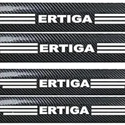'DIAMOND AUTO Car Door Sill Protectors for ERTIGA, 4 Pcs Reflective Carbon Fiber Vinyl Threshold Sticker Decorative Car Door Scuff Plate,Anti-Scratch, Anti-Dirty, Waterproof.'-image-36