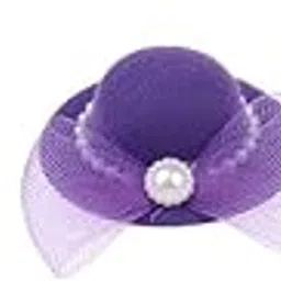 CALANDIS™ 3Pcs Vintage Bowler Hat Cap for 28-30cm Barbie Doll Clothes Accs Purple | Modern | Clothes & Accessories | Dolls-picture-28