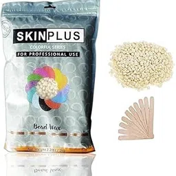 SKINPLUS Hard Beans Wax With Wooden Stick For Full Body Hair Removal Wax (1 kg) Multicolor, Women-picture-27