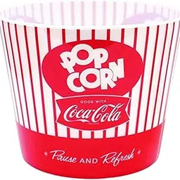 Tablecraft Coca-Cola Popcorn/Snack Bucket "Pause & Refresh" ( CC400),, Red-picture-34