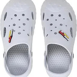 by Ajanta Men Clogs (Grey, 6)-image-3