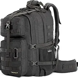TriPole Alfa 45 Litres Military Tactical Backpack and Rucksack with Detachable Sling Bag | Rain Cover | 3 Year Warranty-image-0