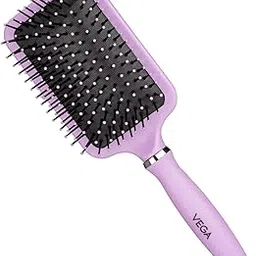 Vega Paddle Hair Brush for Men and Women with Air Cushion Based| Reduces Snags, Detangle and Tangles| Add Volume to Hair| All Hair Types, (E32-PB)-picture-38