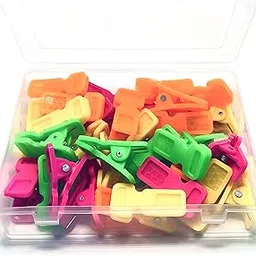 BIZPRESSIONS Plastic Cloth Clips, Heavy Duty Non-Slip Design, 36 Pack with Storage Box-picture-30
