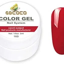 GDCOCO 5ml nail UV Gel soak off UV LED Nail Art Pure Color Gel paint color UV gel polish (GD-CG-5ml-160)-image-87