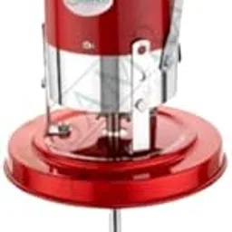 Automatic Garden Sprinkler, Red Metal Base, Rotating Spray Head with Handle-picture-21