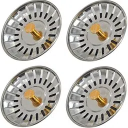 ATORSE 2X4Pack Stainless Steel Kitchen Sink Strainer Waste Plug Filter Drain Stopper-picture-38