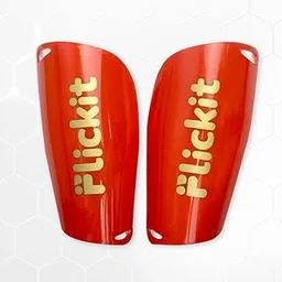 Flickit Stride - Shin Guards – High-Impact Protection with EVA Cushioning for Kids & Adults -Training and Light Weight Shin Pads for Football, Hockey (Red, S)-picture-11