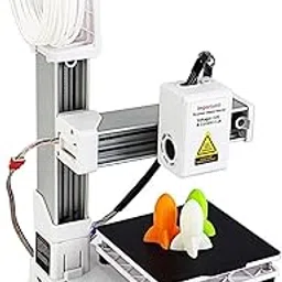 Mini 3D Printer, 3D Printers for Beginners, High Speed & Precision Frequency Division Multiplexing 3D Printer, Printing Size Approx. 100 X 100 X 100mm / 4 X 4 X 4in (White)-picture-11