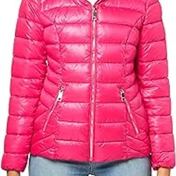 GUESS Women's Quilted Puffer Jacket-image-60