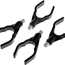 UJEAVETTE 4pcs U-Head Fishing Rod Rest Rack Holder Fishing Pole Fitting UK M3/8 Thread image 1