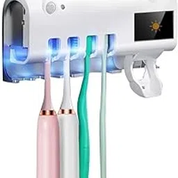 Auto Disinfect Toothbrush Holder with Advanced UV Sterilization – White Touchless Toothbrush Sterilizer and Organizer, Eliminates Germs and Bacteria for Hygienic Bathroom Use-picture-21