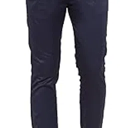 jainish Men Smart Slim Fit Solid Formal Trousers-picture-43