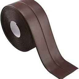 VibeZone Waterproof Self-Adhesive Caulk Tape Sealant Strip for Kitchen & Bathroom – PVC Sealing Tape for Sink, Tub, Shower, and Wall Gaps (Brown)-image-82