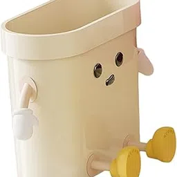 Small Trash Can Lightweight Sturdy Dustbin for Narrow Space Under Desk Home Sitting S | Trash Cans & Wastebaskets | Household Supplies & Cleaning-picture-11