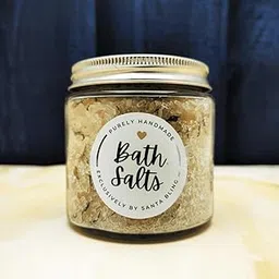 Handmade Tea Tree Bath Salts | 250g Glass Jar | Calming Bath Soak for Relaxation, Stress Relief and Soft Skin-picture-46