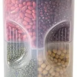 MERISHOPP Multipurpose Storage Containers Dustproof Sealed for Cabinets Pantry Gray-image-14