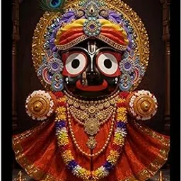 DivaFrames Jagannath Photo with Frame, Puri Jagannath Temple Painting, Hindu Spiritual Wall Art, Home & Office Decoration, Pooja Room, Gift, 10x13 inch-picture-17