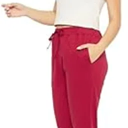 clovia Women's Cotton Solid Pyjama With Pocket-picture-23