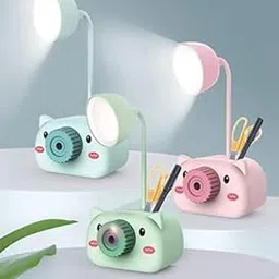CHILLER LED Table Lamps Pen Holder Stand and Pencil Sharpener Study Desk Stationery Organiser Kids Bedroom Bedside Night Light for Reading and Study Lamp-picture-13
