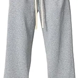 dockstreet Men's/Unisex Open Bottom Drawstring Pure Cotton Stretchable Baggy Jogger Pants-picture-35