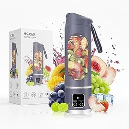 Portable JuicerBlender Electric Juicers Fruit Mixers USB Rechargeable Smoothie Mini Blender Personal Juicer 10 Blades 3 Gears With 1300 Mah Rechargeable Battery-Smoothie JuicerP1-picture-27