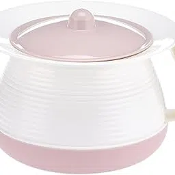 MERISHOPP Chamber Pot Urine Pot Spittoon Chamber Bucket for Home Use Female Male Elder red-image-10