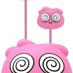 JellieMons Drops EP502PK Wired Earphones for Kids, 3.5mm Jack and USB C Adapter Colorful In Ear Headphones with Volume Control 1.2m Tangle Free Cable Lightweight Design with Silicone Carry Case (Pink)-picture-44