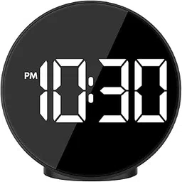 Digital Alarm Clock, New LED Clock, Small Electronic Clock with 2 Alarms, Snooze, Dimmable Alarm Days Set 12/24H Display, Bedside Clock for Home (Battery/Adapter not Included)-picture-28