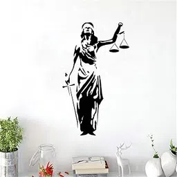 Justice Law Wall Sticker Home Office Bed Room Sports Inspirational Motivational Living Room Kids Room Decoration L x H 35 x 60 Cm-picture-55
