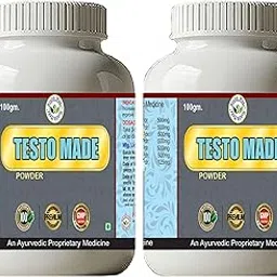 Health Made Ayurvedic Testo Made, Testosterone Support Supplement for Men (100 Gm) | With KSM 66 Ashwagandha, Safed Musli, Gokshura | For Energy, Stamina & Muscle Strength Pack of 2-picture-47