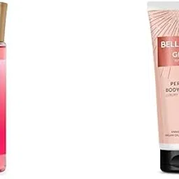 Bella Vita Luxury Hot Mess Woman Body Spray Mist Perfume, 150ML Glam Woman Perfume Body Lotion for Nourishing, Hydrating, Soft, Supple,Healthy Skin with Argan Oil and Shea Butter 200 Ml image 1