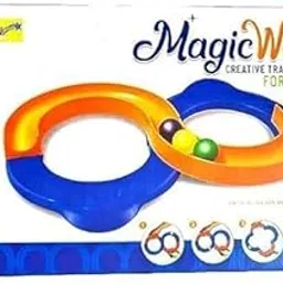 JAPSI Magic Way Creative Track, 8-Shape Infinite Loop Balancing Game with 3 Bouncing Balls, Multicolour |-picture-13