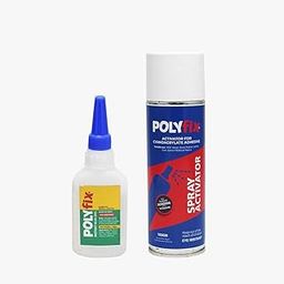 generic Polyfix HV Instant Superglue & Aerosol Instant CA superglue spray Activator/Accelerator/Fastener Kit, Instant Superglue Combo Kit, Multipurpose Instant Superglue Kit.-picture-14