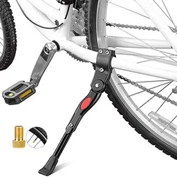 Schrodinger15 70072 Adjustable Aluminum Alloy Bicycle/Cycle Kick Stand Side Stand - Rear Axle Mounting-picture-30