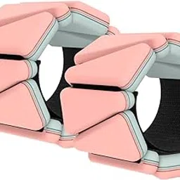ATORSE 2 Pieces Ankle Weights Wearable Elastic Wrist Weights for Workout Yoga Dance Pink 2KG-image-7