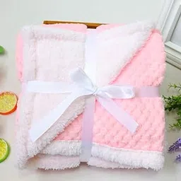 Bumtum Super Soft New Born Baby Blanket | Wrapper Sheet for Baby Boys & Baby Girls | Zigzag Pattern, Lightweight | Super Comfortable (100cm x 80cm, Pink)-picture-41
