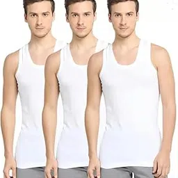samwar Men's Cotton White Vest Innerwear Combo-picture-23
