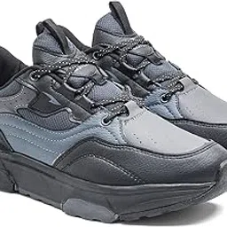 Powerkick-52 Men’s Sneakers | Ultra-Stylish Colourblock Design, Memory Foam Sole & Steady Grip Outsole | Lightweight, Trendy Shoes for Gym, Casual, Travel-image-0