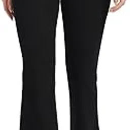 madame Solid Black Flared Jeans-picture-18