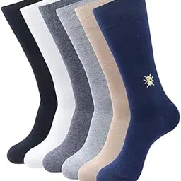 ephemeral NEW CLASS Socks For Men Thick Heavy Duty Cushioned Towel Woolen Socks, Calf Length Warm Winter Wear Hi-Performance Socks, Pack of 3 Pairs, Free Size, Multicolored-picture-55
