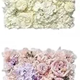 MERISHOPP®2X Artificial Silk Flowers Wall Panel Wedding Party Floral Backdrop|Home & Garden|Wedding Supplies|Venue Décorations-picture-12