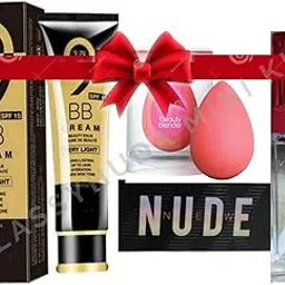 CLASSY HUDA PROFESSIONAL BB CREAM, MAKEUP PUFF & PRIMER. COMBO [PACK OF 3]-image-6