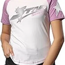shodox Women's 100% Cotton Printed Regular fit Round Neck Raglan Sleeve Tshirt (Pack of 1)-picture-33